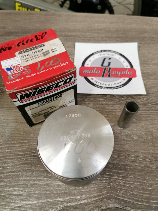 NOS WISECO Piston Kit 2.00mm Oversized NO CIRCLIP 536M07400 J33