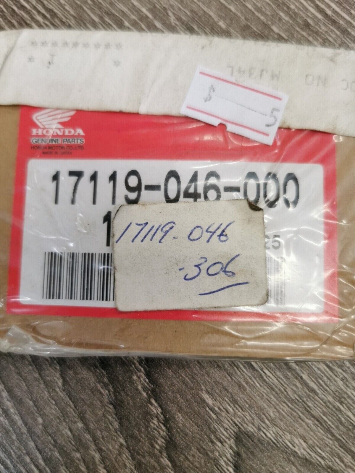NOS HONDA ATC110 ATC90 ST90 CT90 1976 - 1985 GASKET IN PIPE 17119-046-000 H49