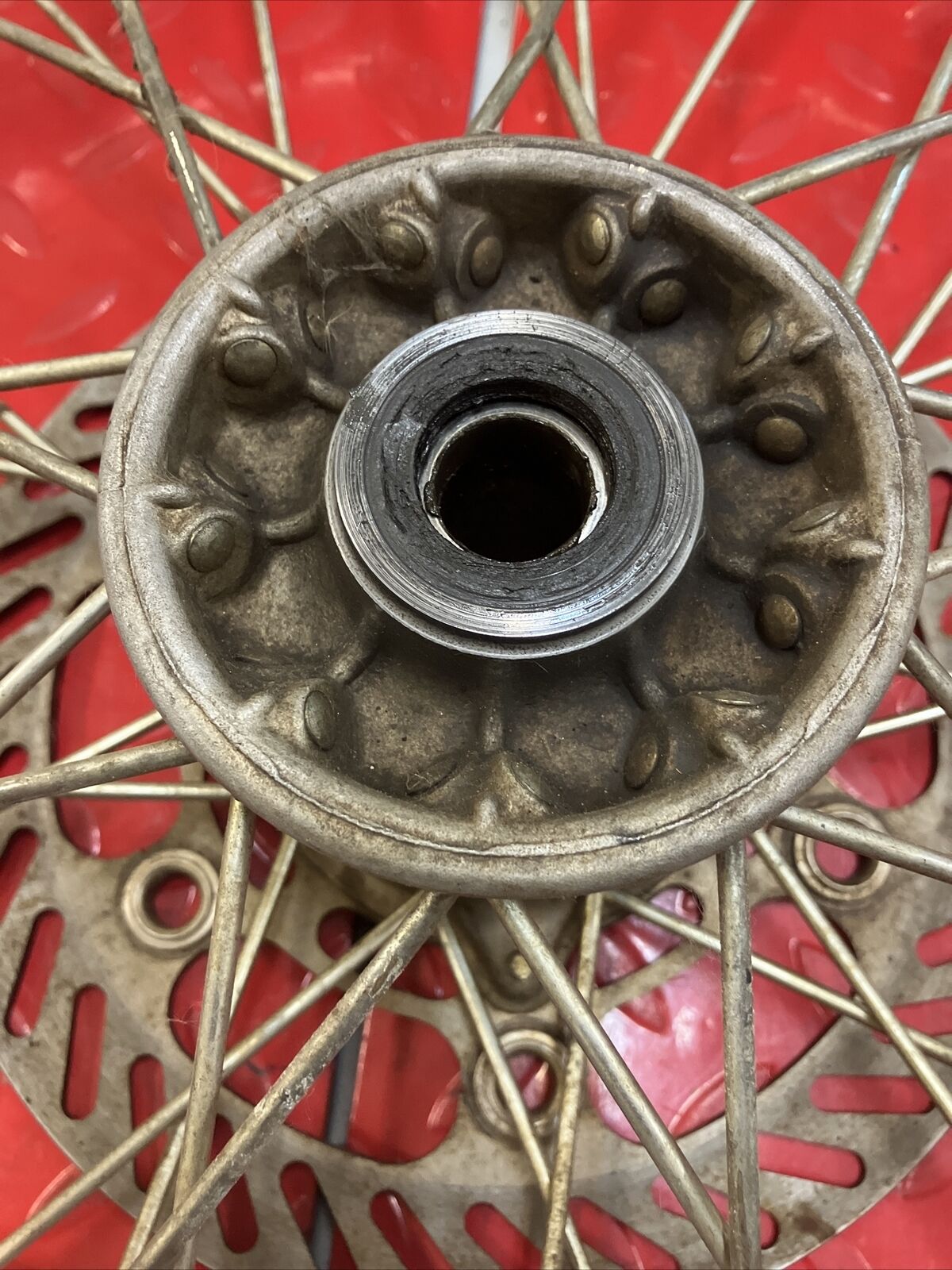 Kawasaki KX250 1994 Front wheel rim hub 41090-1091 KX500 1993