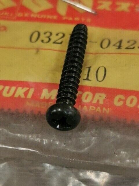 NOS SUZUKI RM60 TS75 GT500 TC100 GS400X GT500 TM75 SCREW 03211-04255 S47