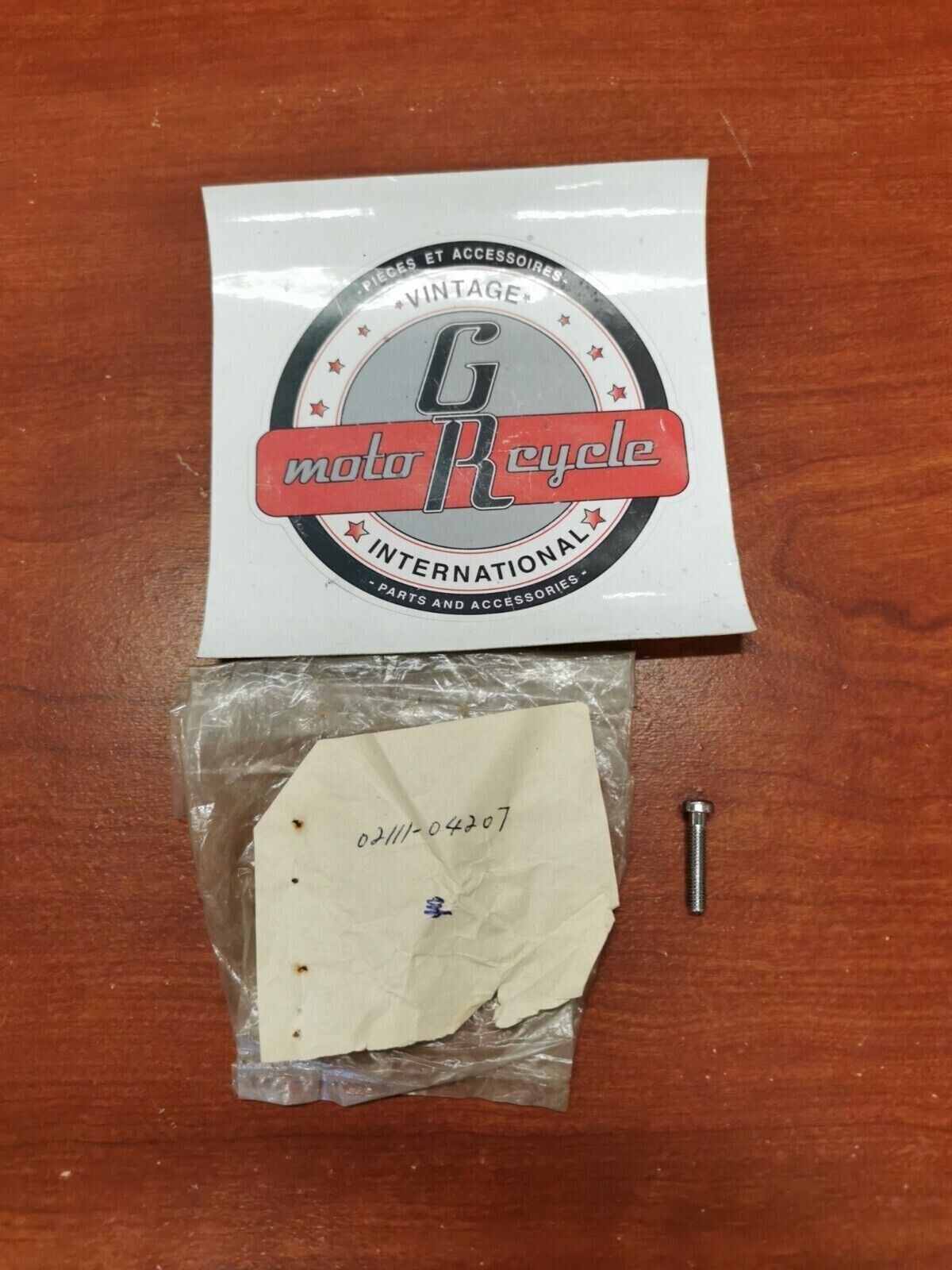 NOS Suzuki MT50 RL250 T500 TM250 TM400 SCREW 02111-04207 SUB. 02112-0420A S20