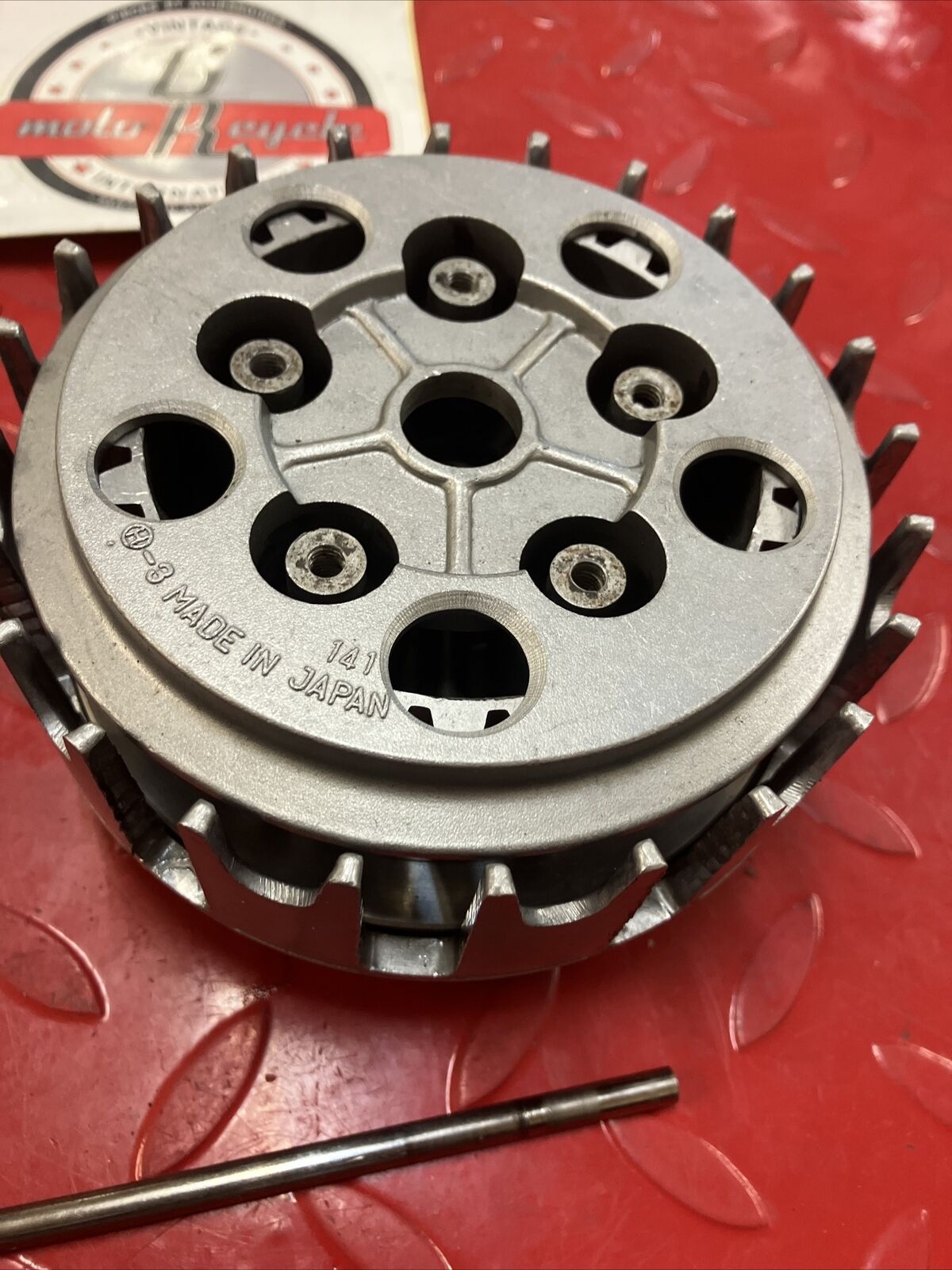 Suzuki RM125 1985 complete clutch basket hub pressure plate 1984 21200-14103