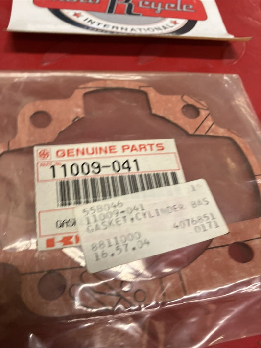 NOS KAWASAKI KE175 KD175 CYLINDER BASE GASKET 11009-041 K21