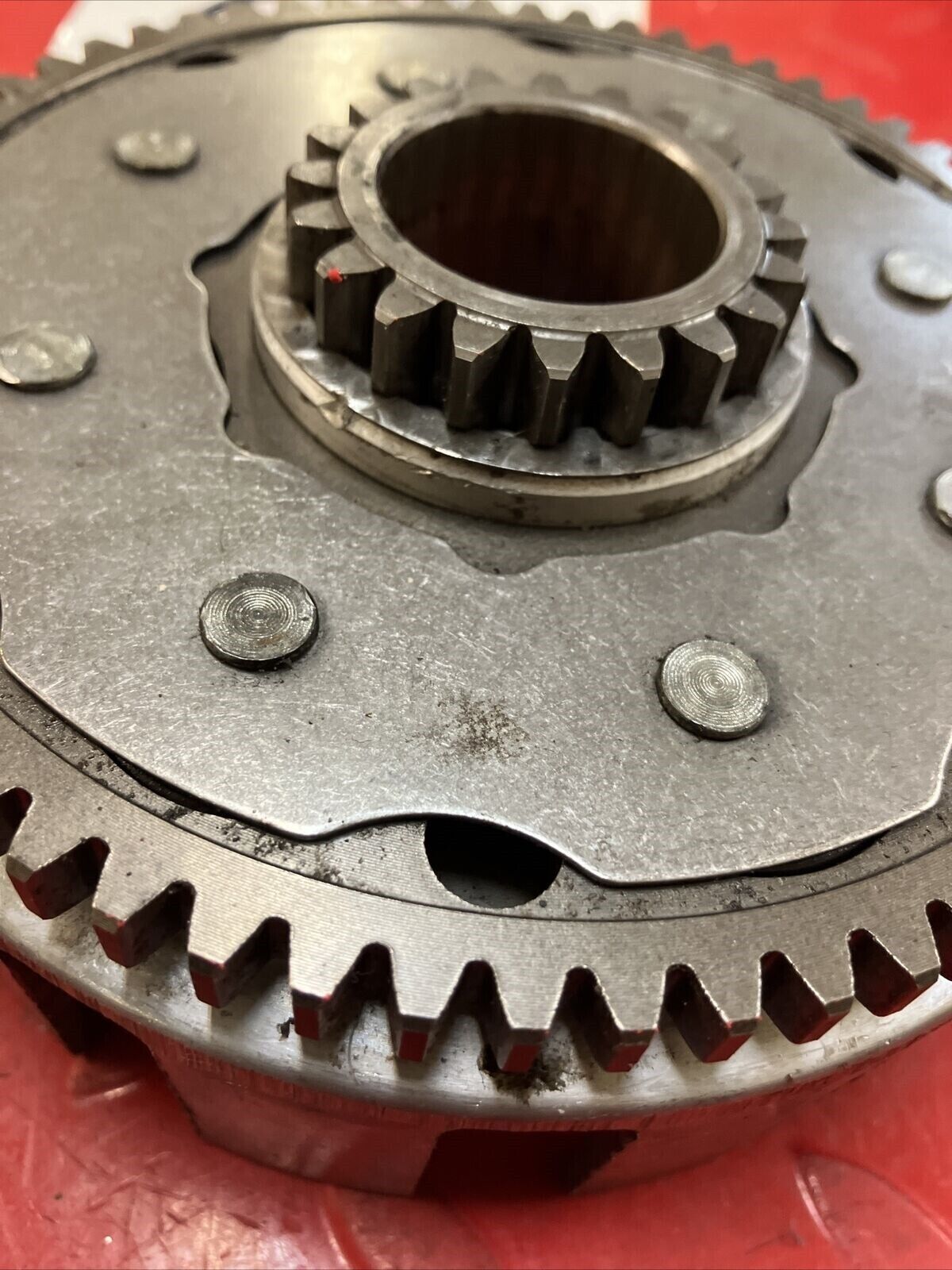 Honda CR125R 1987 clutch basket outer hub 1988 1989 2