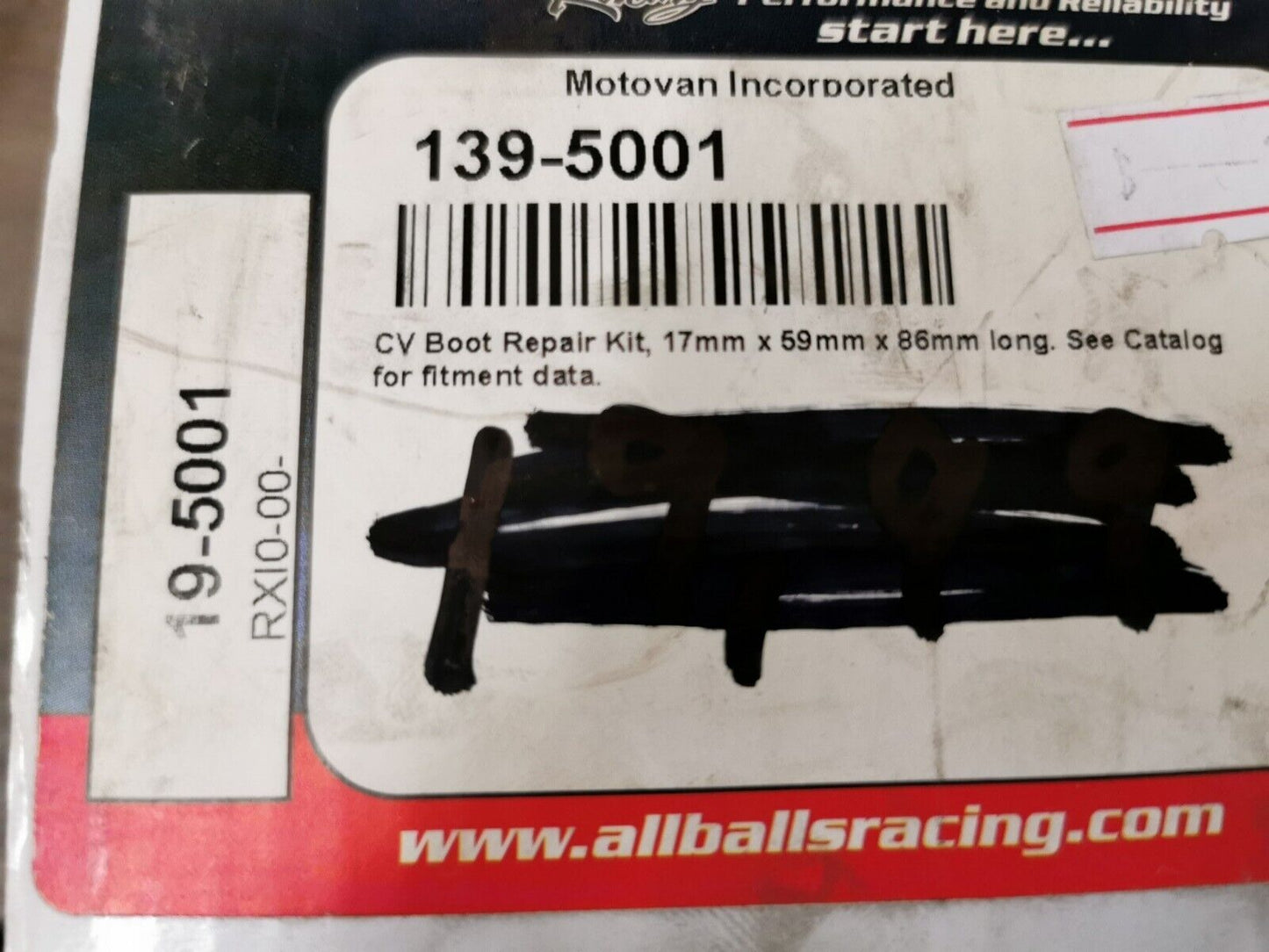 NOS ALL BALLS TRX420 Kodiak YFM550 CV Boot Repair Kit Front 19-5001 J52