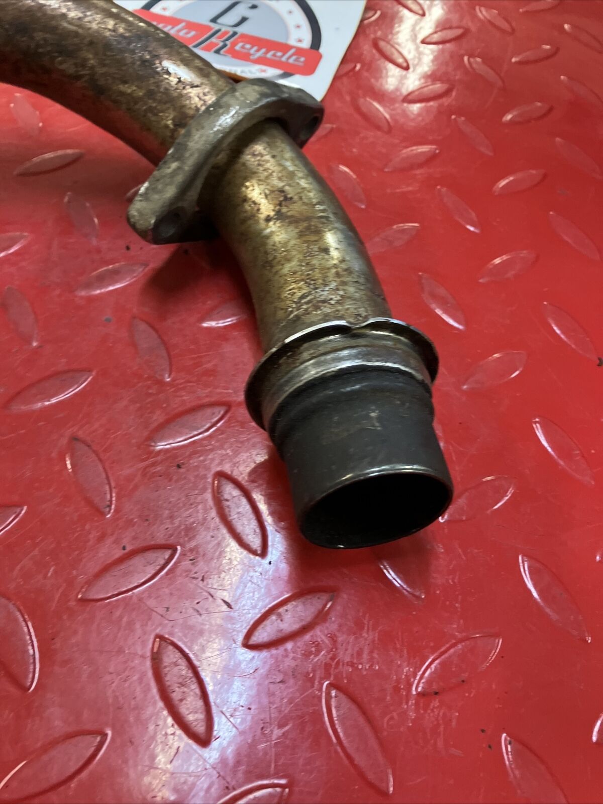 Yamaha RD400 1977 Left exhaust pipe header 1976 1978