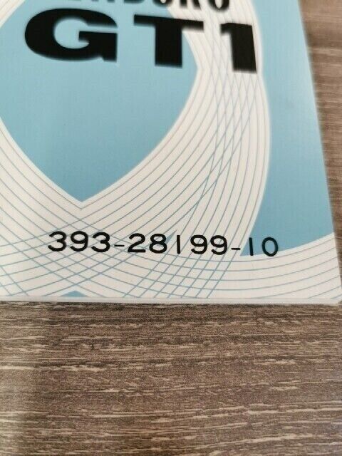 NOS YAMAHA ENDURO GT1 OWNER S MANUAL 393-28199-10-00 Y186