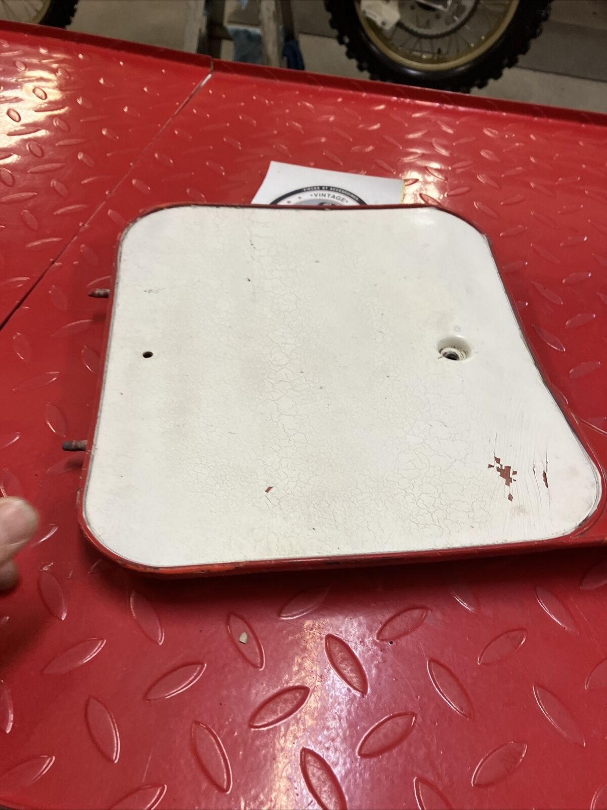 Honda CR250R 1984 front number plate panel