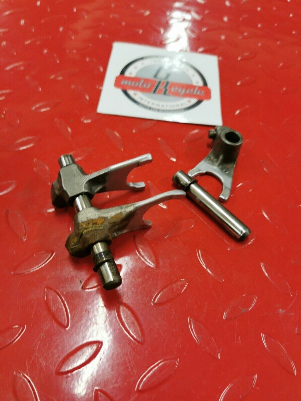 Yamaha MX100 1980 transmission gearshift gear shift forks 463-18512-00-00