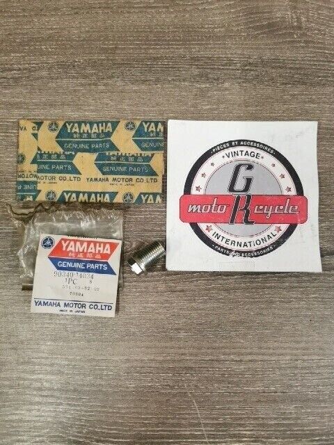 NOS YAMAHA DT1B DT1C YFZ350F XS400D RD350A R5B DT400D BOLT 90340-14034-00 Y169
