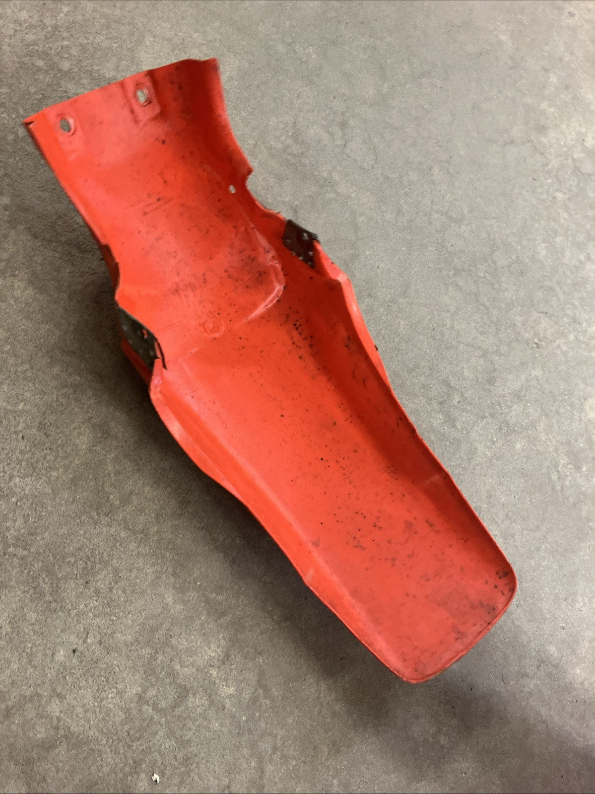 Honda CR250R 1991 1990 OEM Fender side cover number plate shroud KIT CR125R 1992