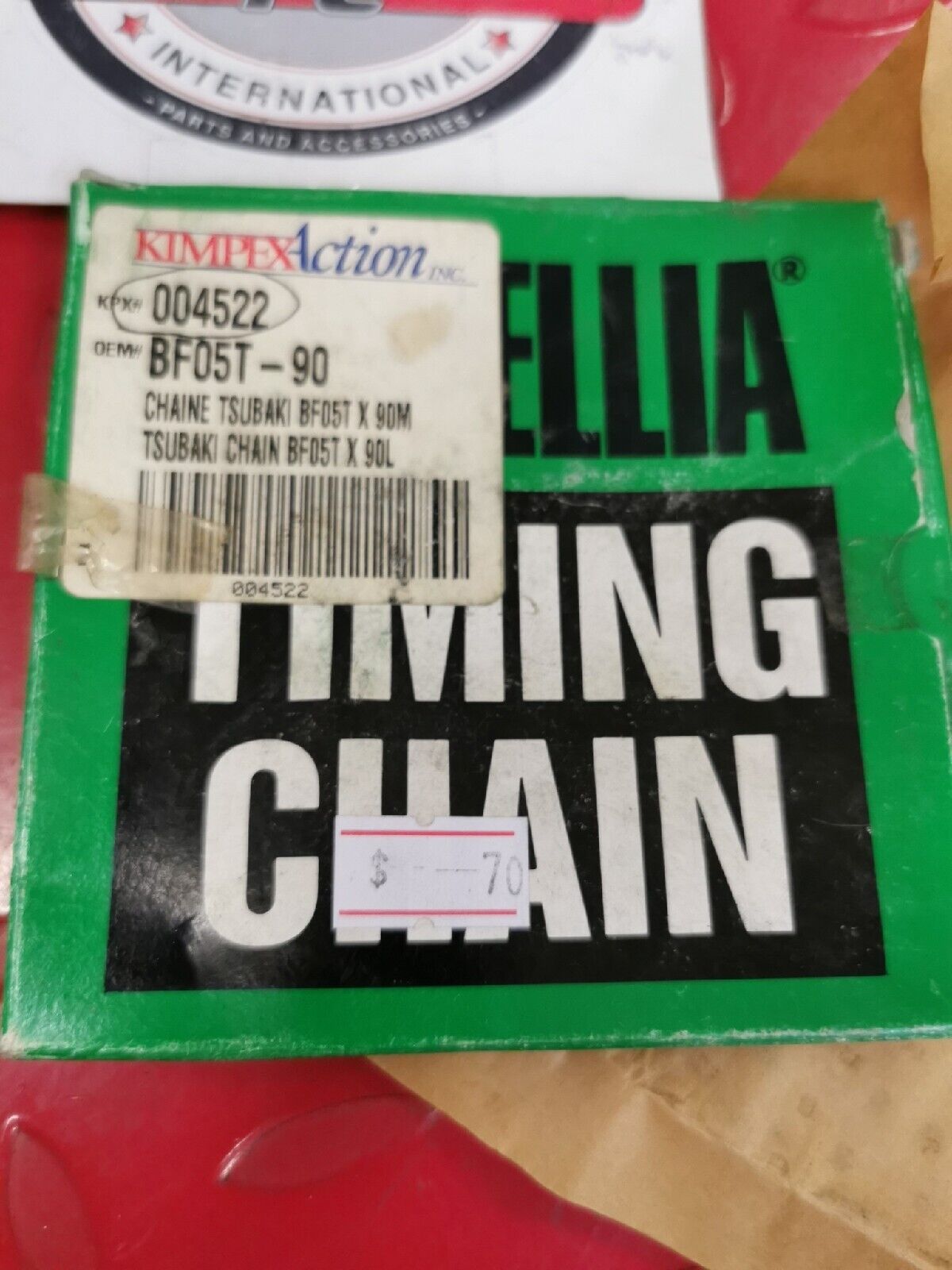 NOS CAMELLIA TSUBAKI KLT200 KZ200 1978 - 1984  TIMING CHAIN  BF05T-F 90L  J10