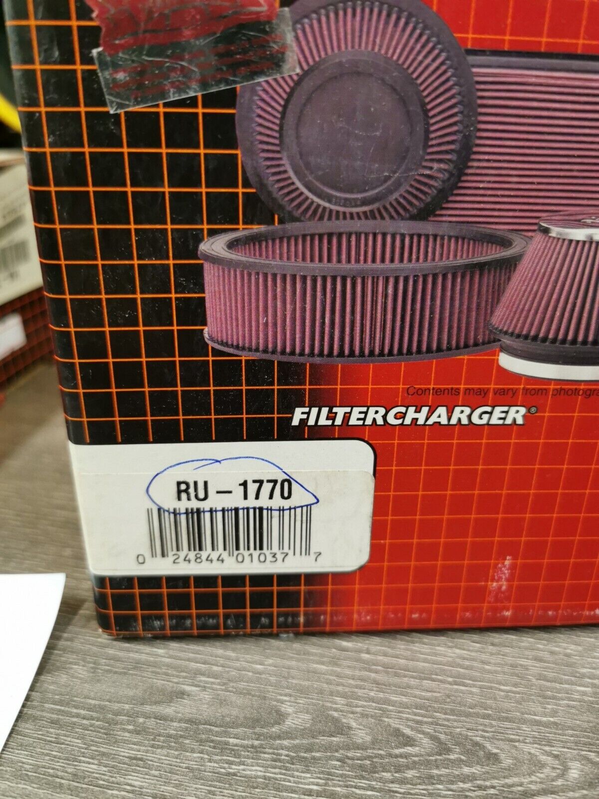 NOS K&N Universal Round Straight Air Filter Rubber End Cap RU-1770 J40