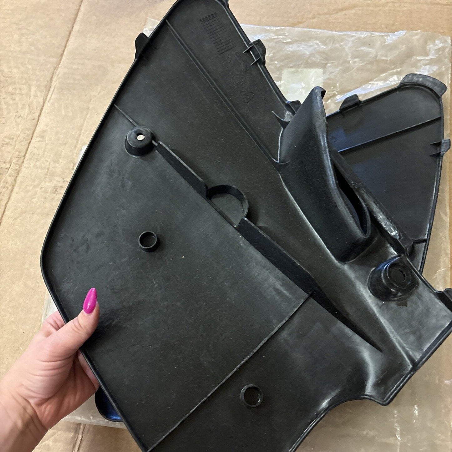 NOS UF0 PLAST 1994 - 1998 KX125 KX250 SIDE PANELS BLACK KA02769001