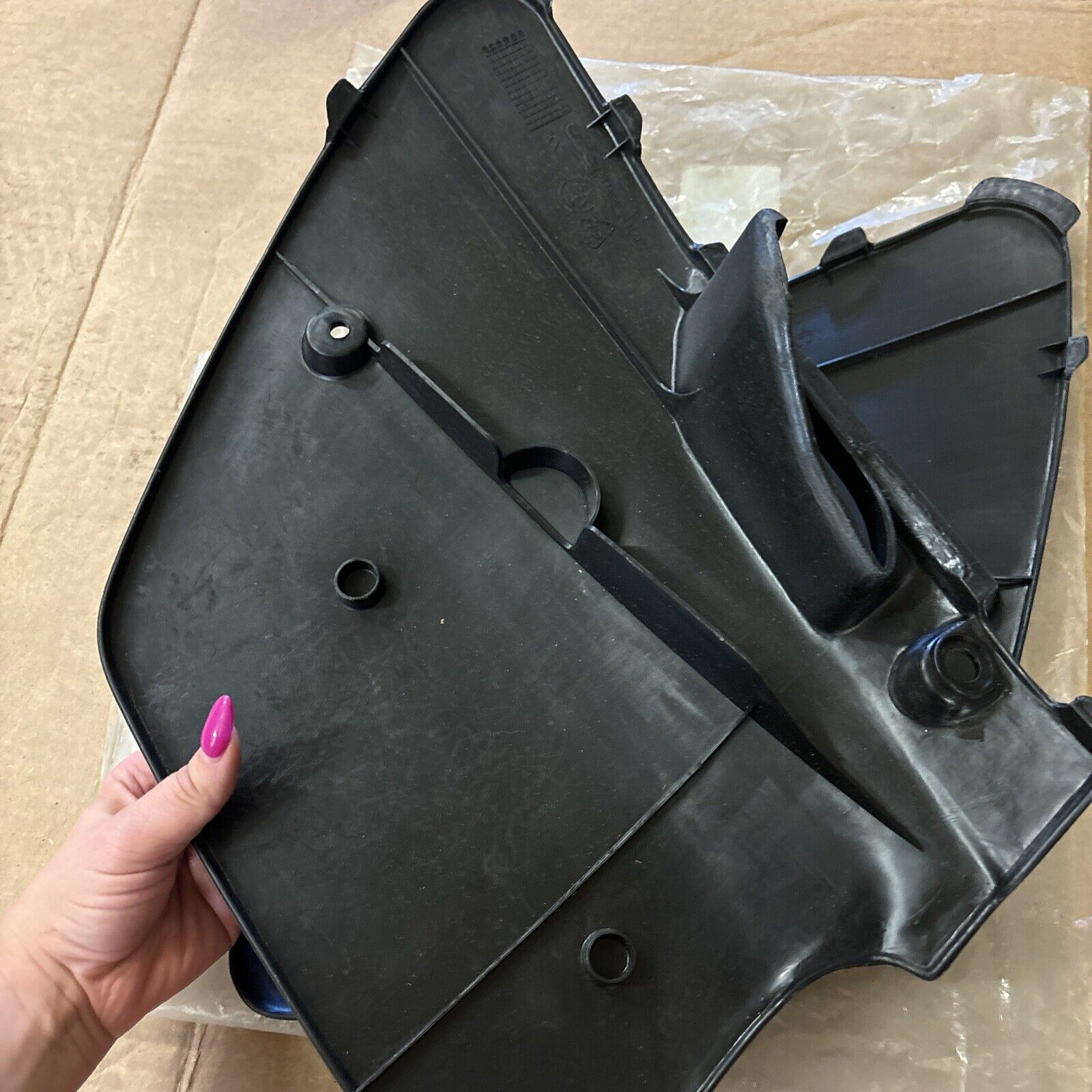 NOS UF0 PLAST 1994 - 1998 KX125 KX250 SIDE PANELS BLACK KA02769001