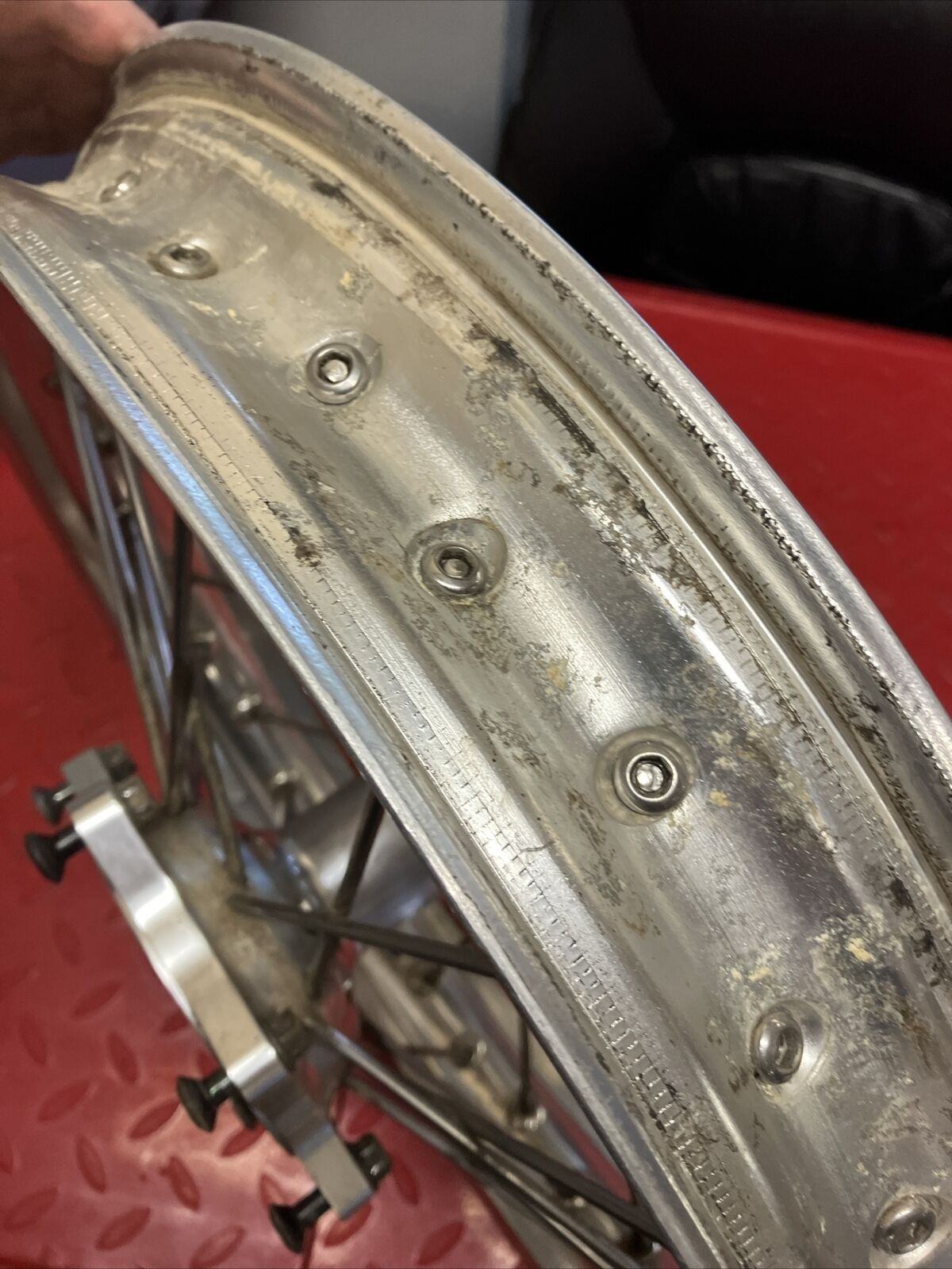 Honda CR250R 1989 WARP 9 Rear wheel back rim hub CR125R CR500R 18x2.15