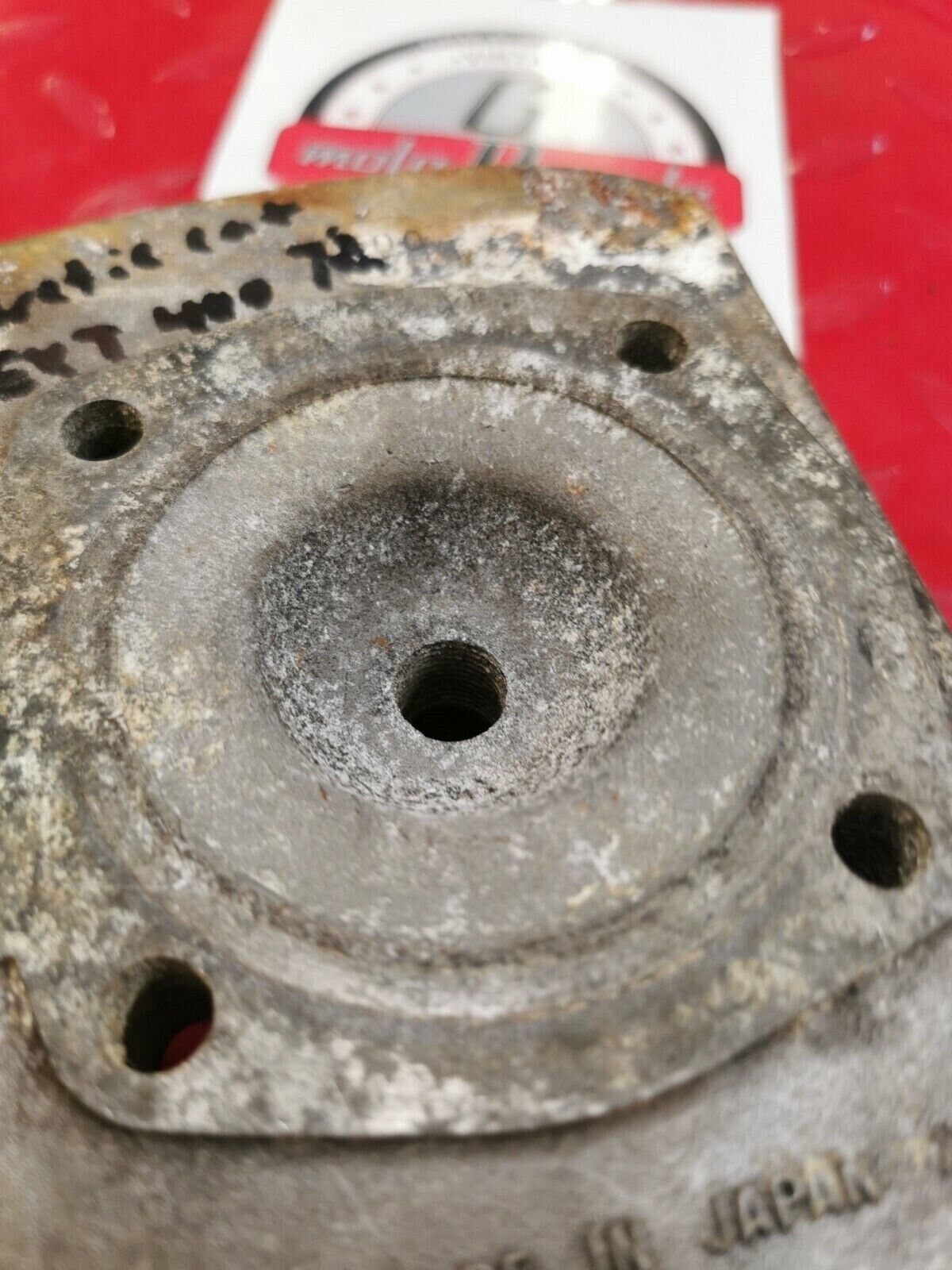 Arctic cat 70's 400 snowmobile left cylinder head jug barrel cover