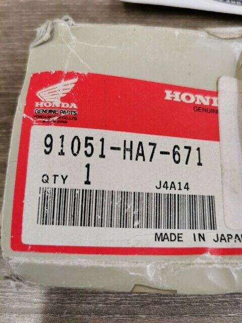 NOS HONDA CBR1000RR 2004 - 2011 CBR600RR BEARING BALL 91051-HA7-671 H157