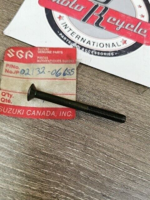 NOS SUZUKI DR650R DR650SE GS1150EF GS1150EG GS750ES SCREW 6X65 02132-06655 S46