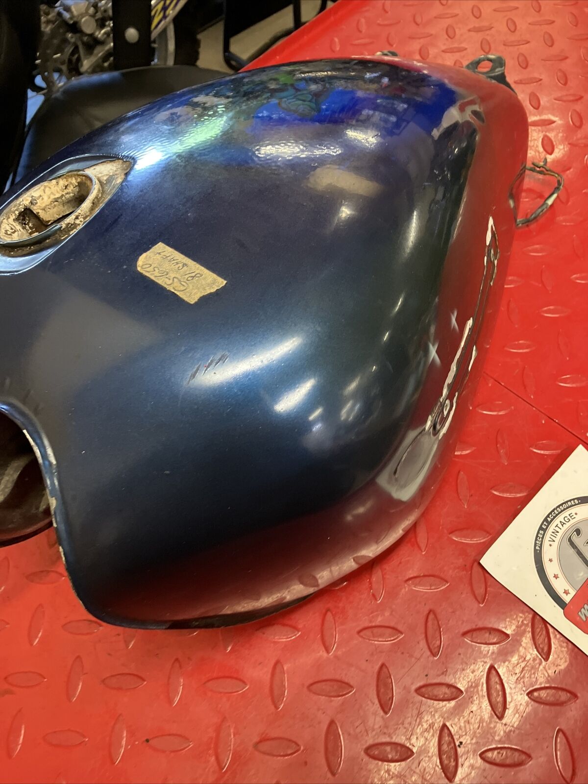 Suzuki GS650 1981 1982 Fuel tank gas petrol reservoir PETCOCK NOT INCLUDED