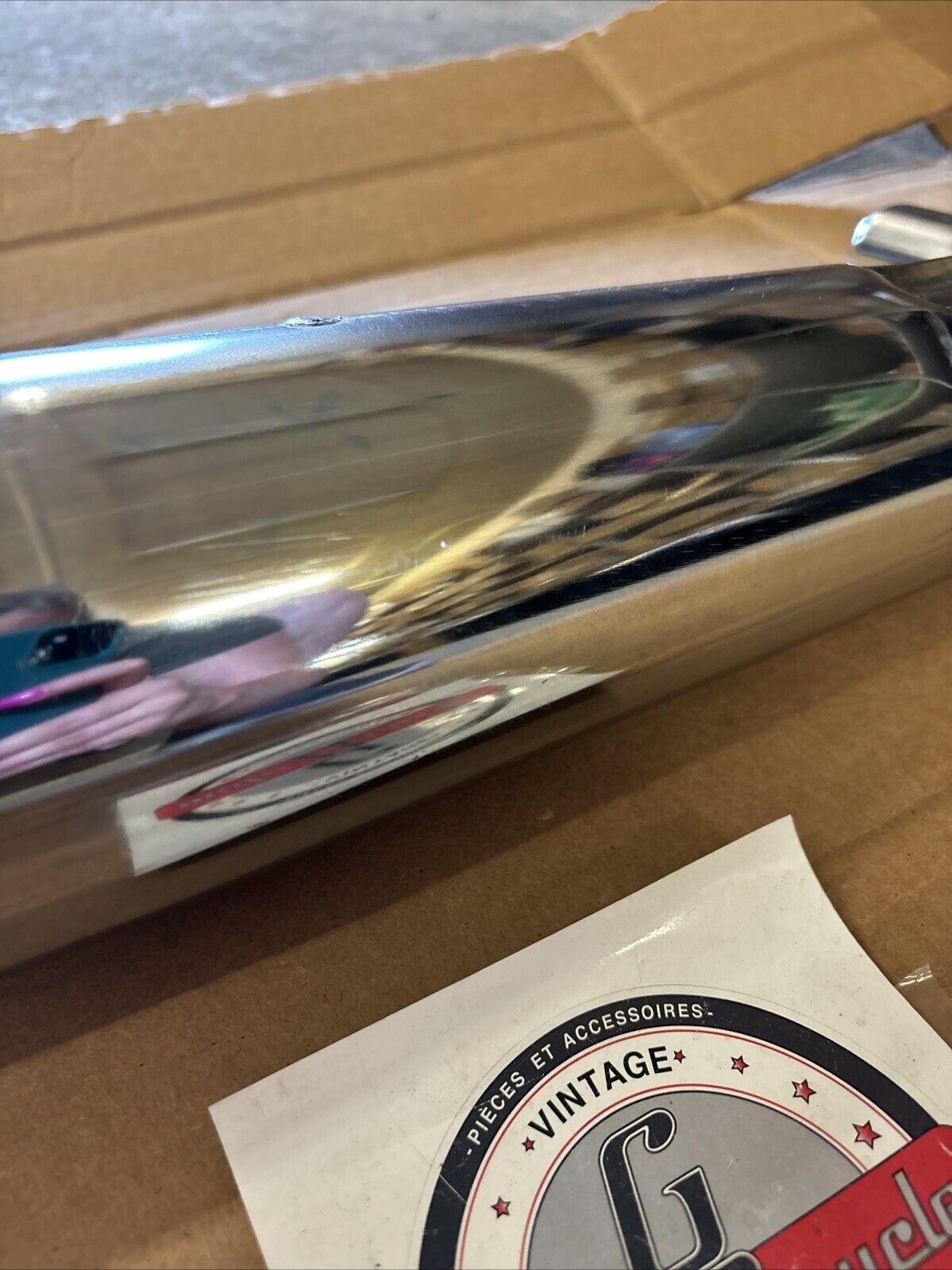 NOS Yamaha 1979 XS750 LEFT MUFFLER 2F3-14711-03-00 SUB 2F3-14711-80-00 YB3