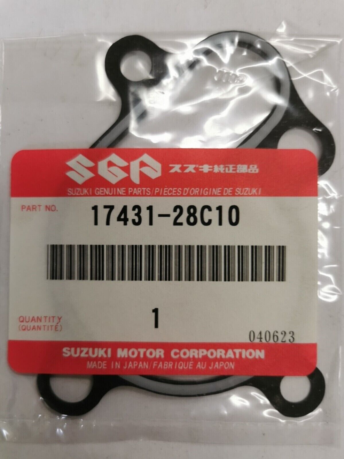 NOS SUZUKI RMX250 RM250 1989 - 1998 WATER PUMP GASKET 17431-28C10 S26