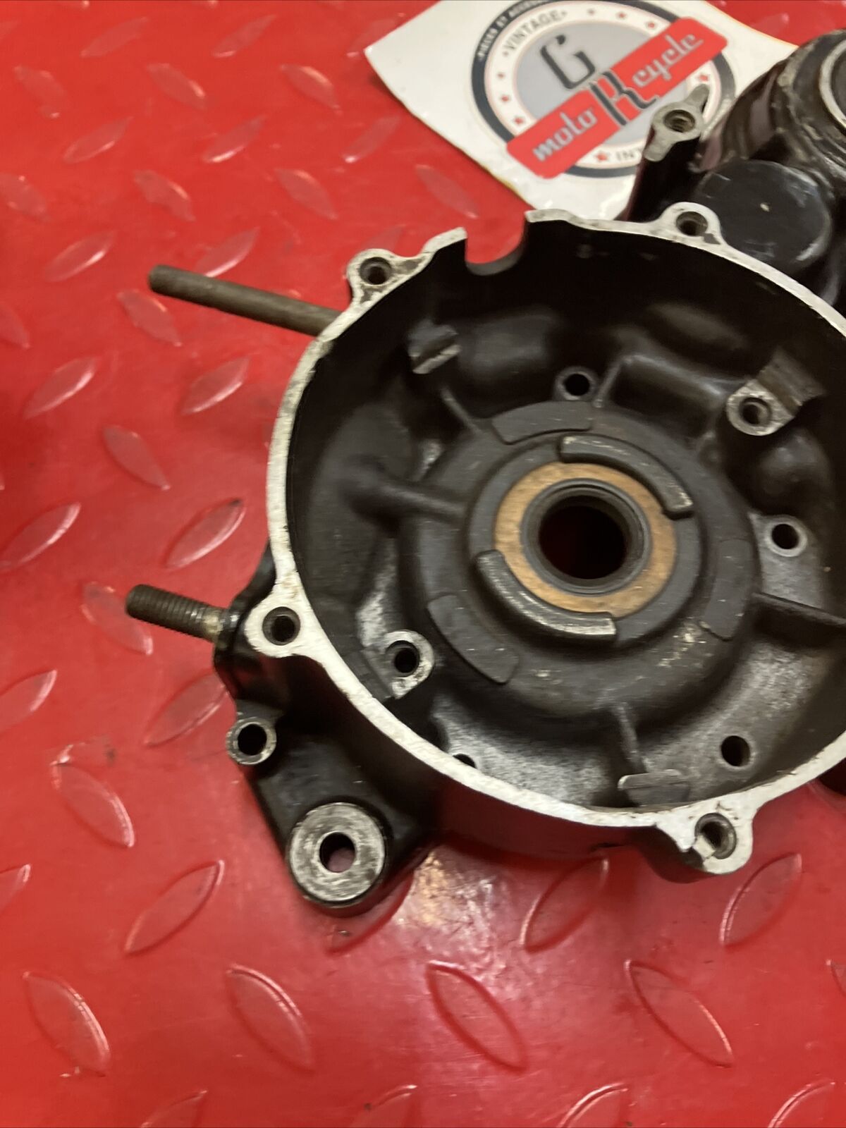 Kawasaki KX125 1983 left crankcase