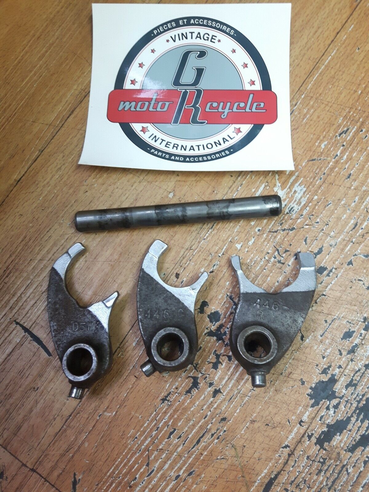 Honda XR200R 1983 Shifting shift fork transmission 24211-446-650 24221-446-650