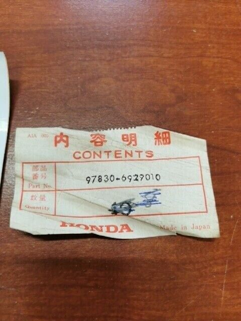 NOS Honda XL175 K0 - K5 SPOKE BS SOLD EACH 97830-69290-10 H73