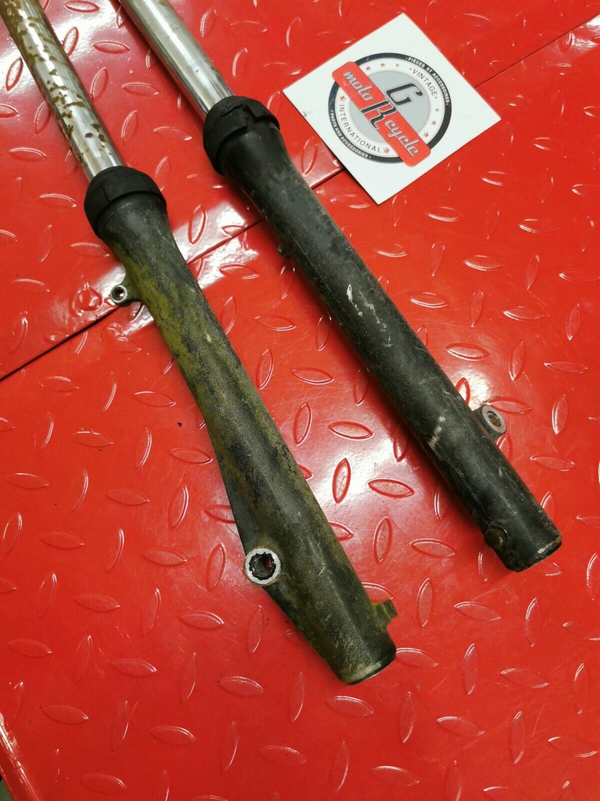Kawasaki KX80 1979 front forks suspension damper cushion shock absorber
