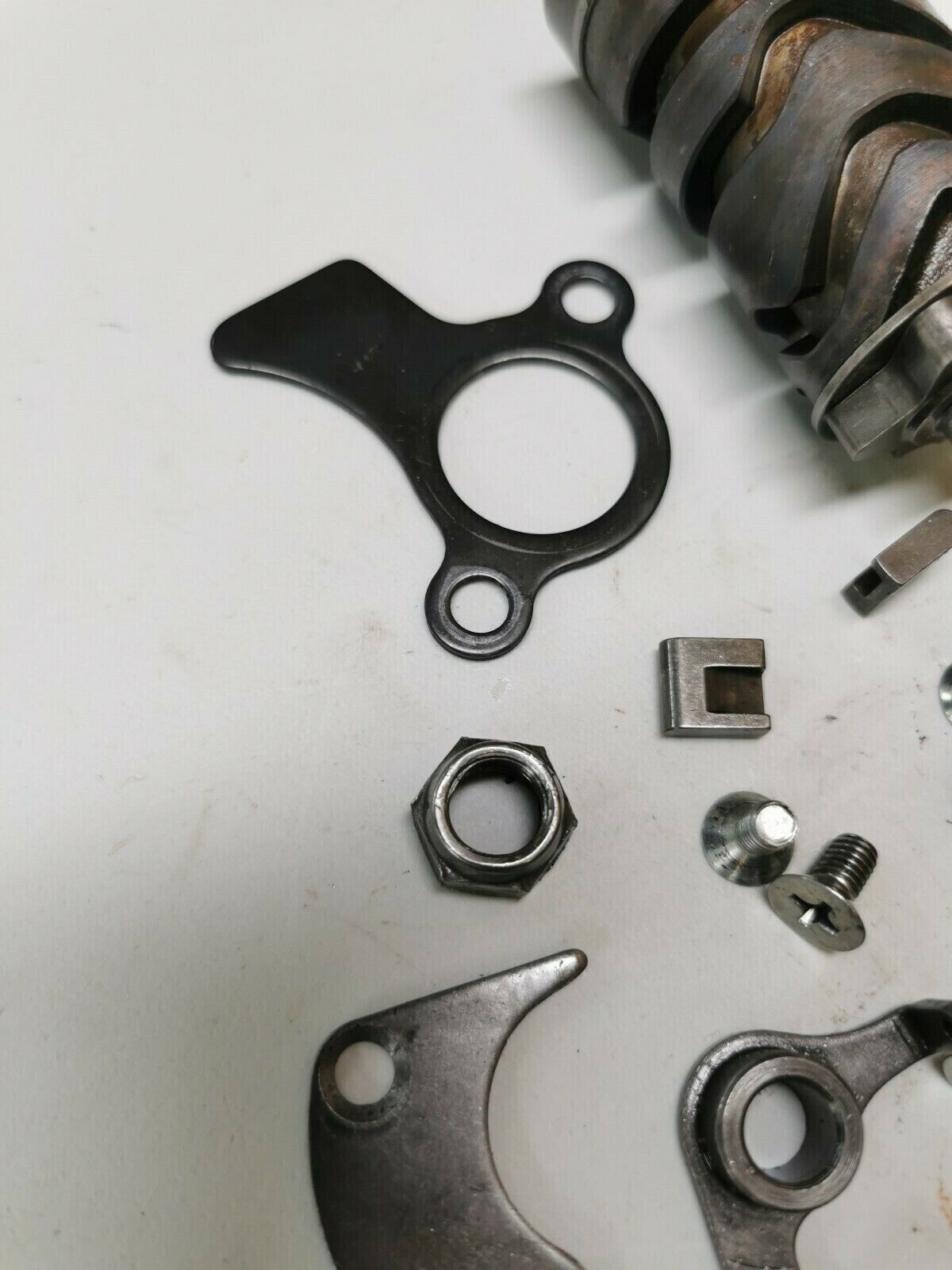 Suzuki RM125 1984 transmission gearshift gear shift drum cam gear stopper arm
