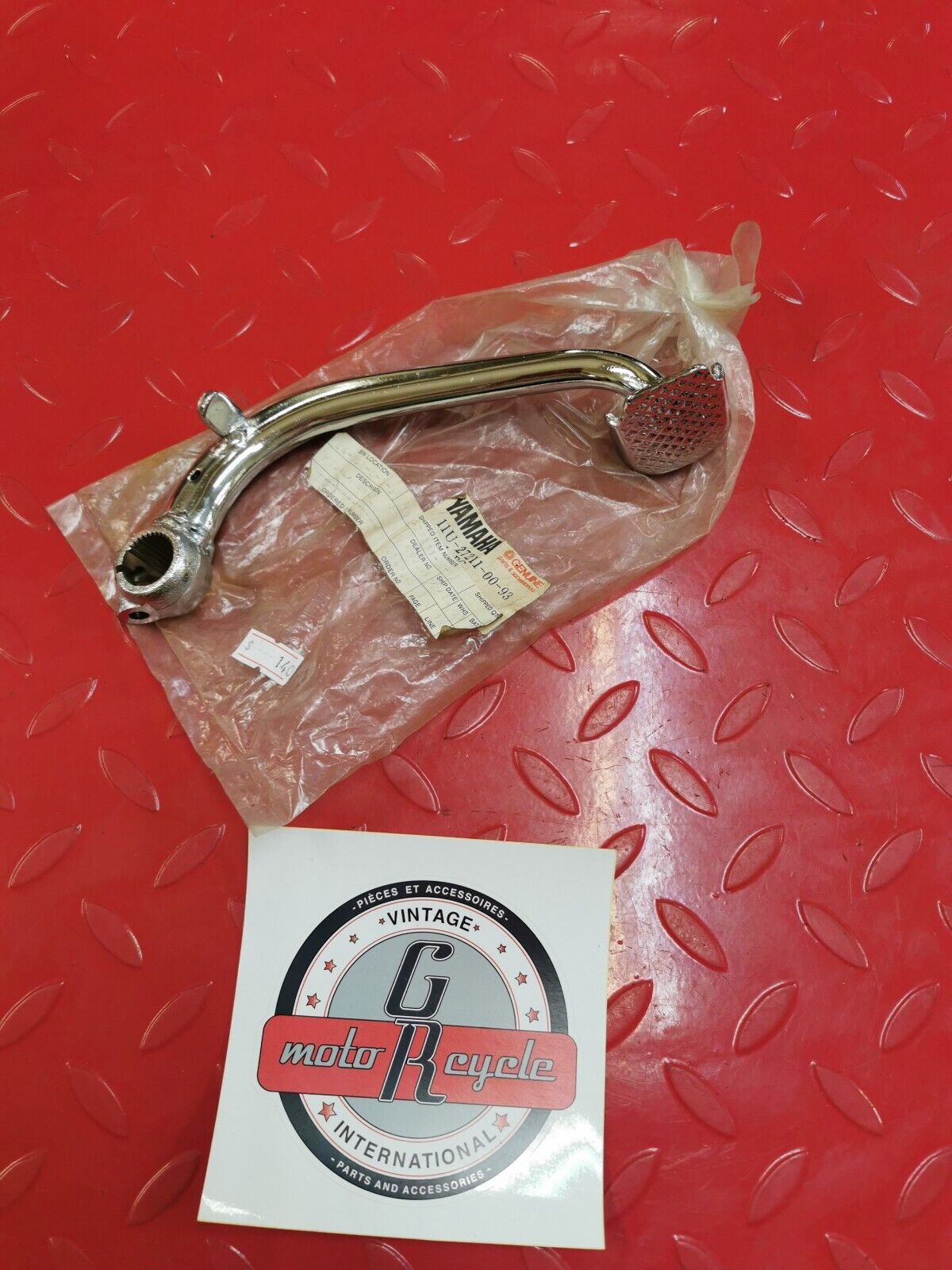 NOS Yamaha 1983 XZ550 BRAKE FOOT PEDAL 11U-27211-00-93 Y16