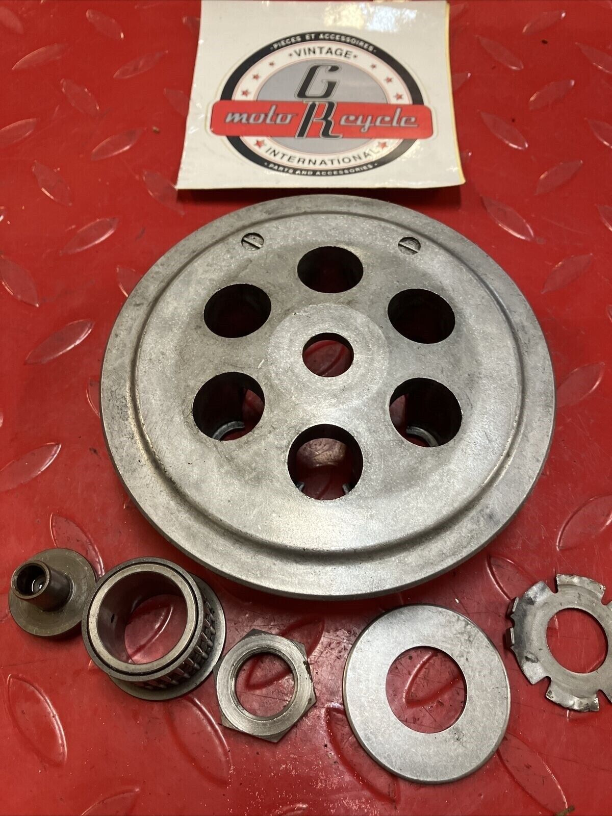 Honda CR250R 2003 clutch pressure plate bearing washer collar nut