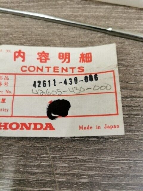 NOS HONDA CR250R 1978 Wheel Spoke 42611-430-006 SUB 42605-430-000 H79