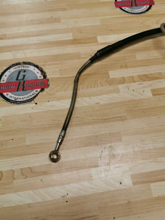 Yamaha YZ450F 2009 front brake caliper master cylinder line hose