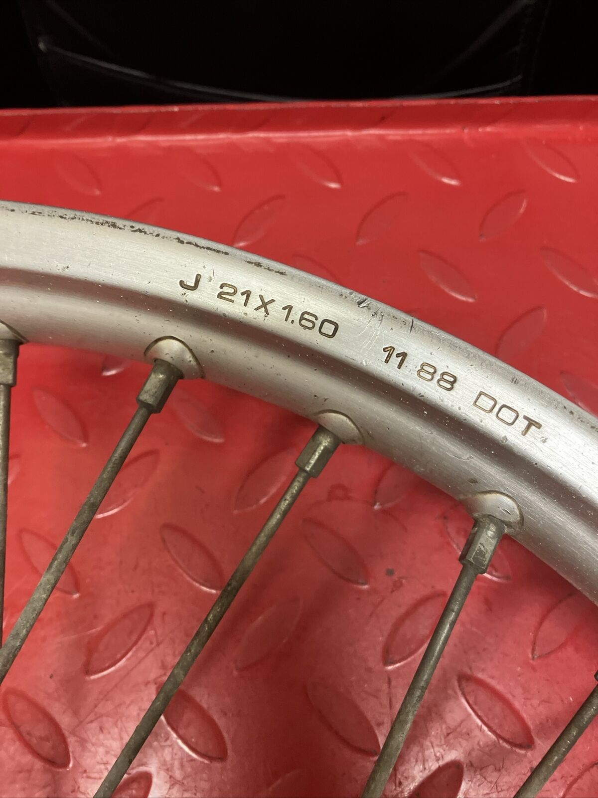 Honda CR250R 1989 Front wheel rim hub CR125R CR500R