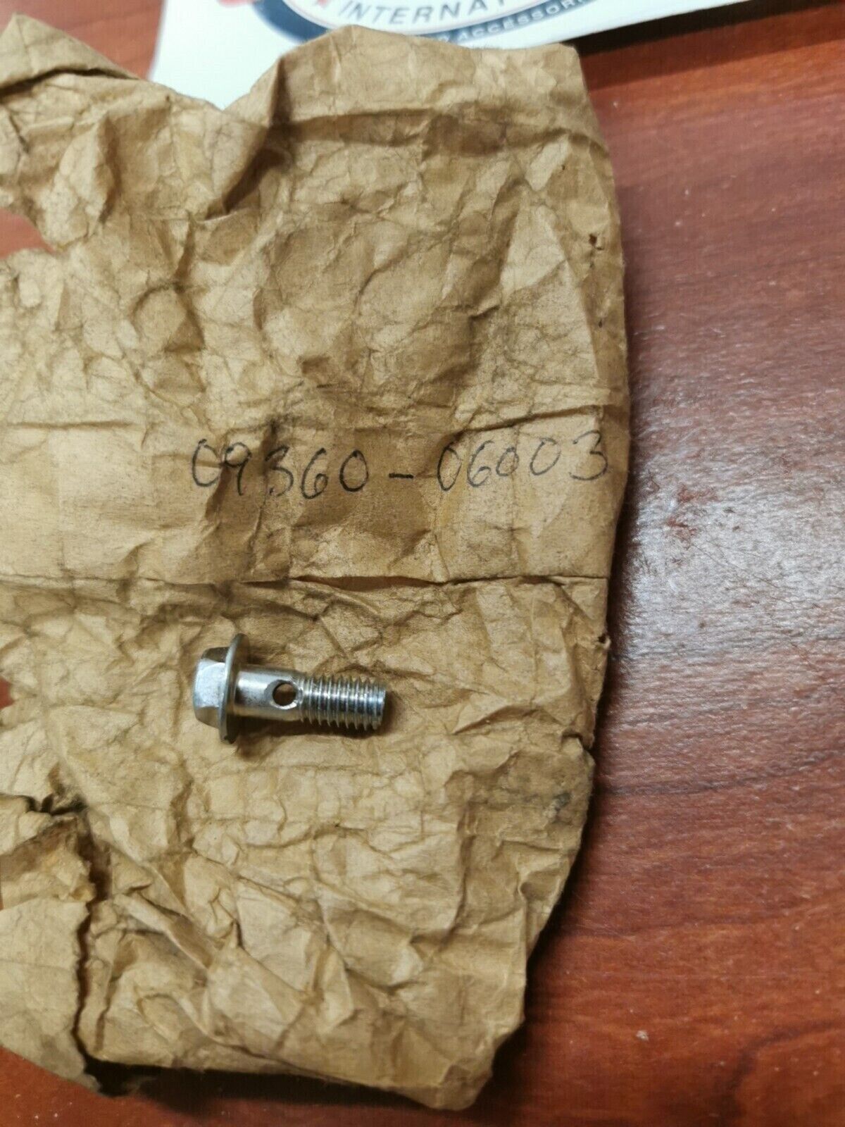 NOS Suzuki JR50 LT-A50 ALT50 LT50 T500 OIL PUMP UNION BOLT 09360-06003 S17