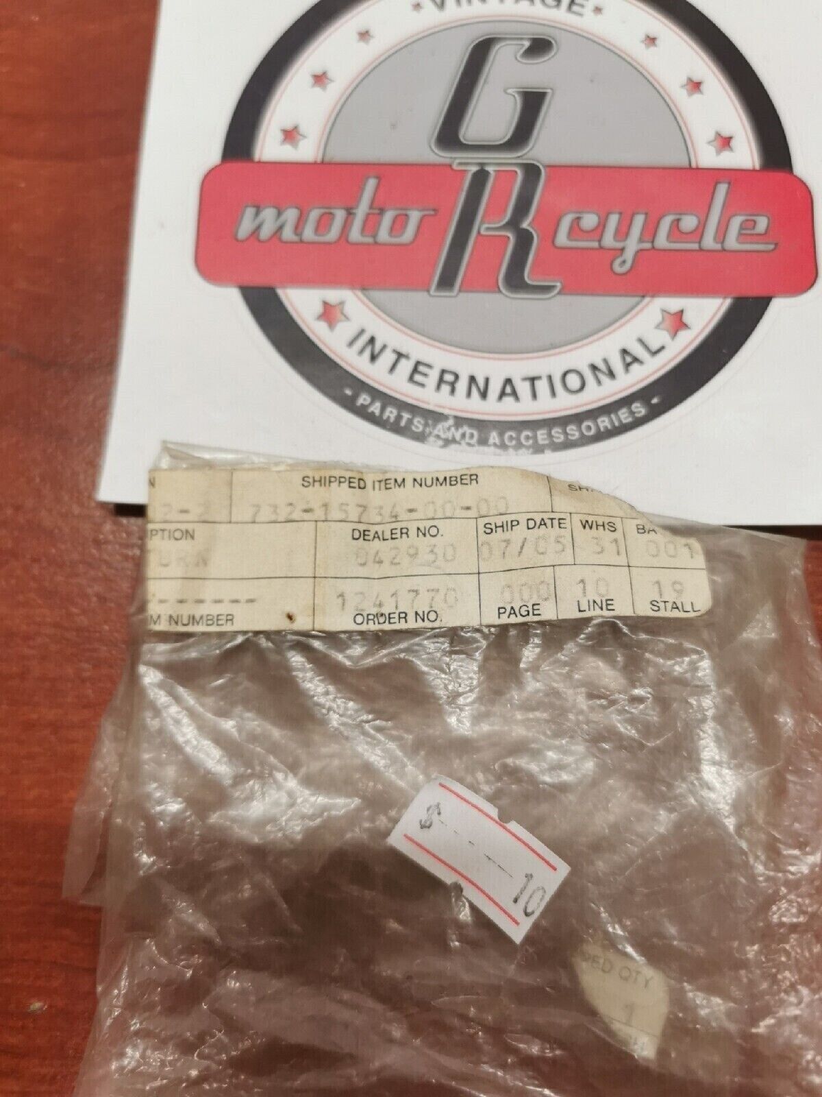 NOS Yamaha EF2000 EF1800 EF1400 EF1200 RETURN SPRING 732-15734-00-00 Y69