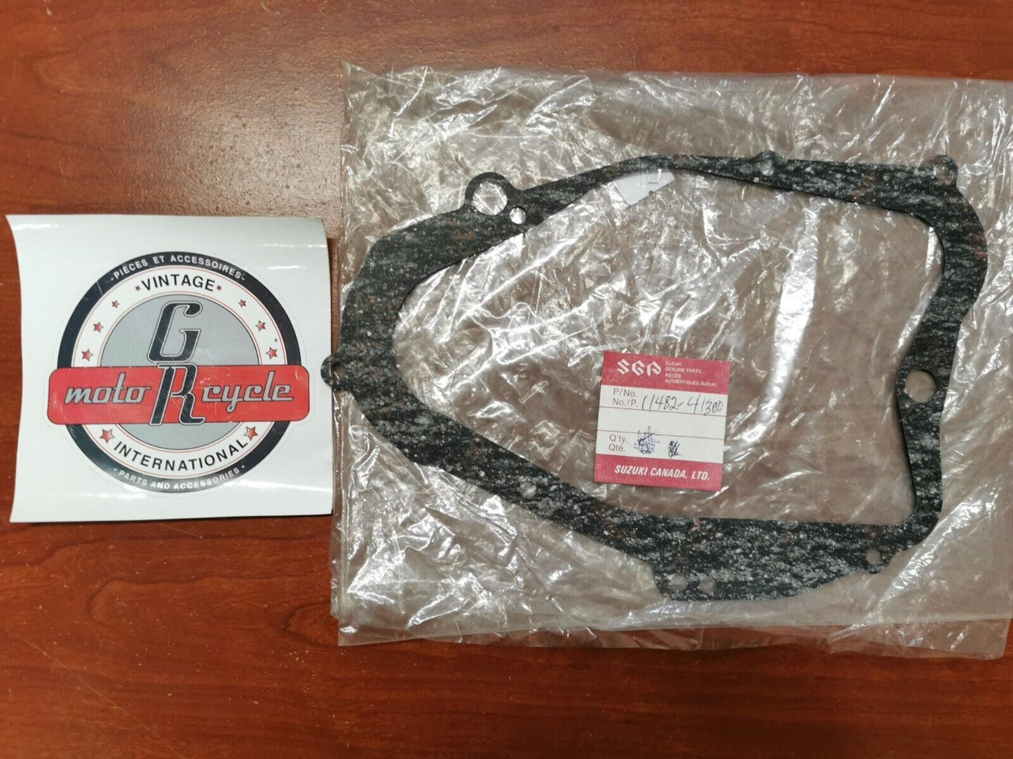 NOS SUZUKI PE175 RM100 CLUTCH COVER GASKET 11482-41300 SUB. 11482-41301 S31