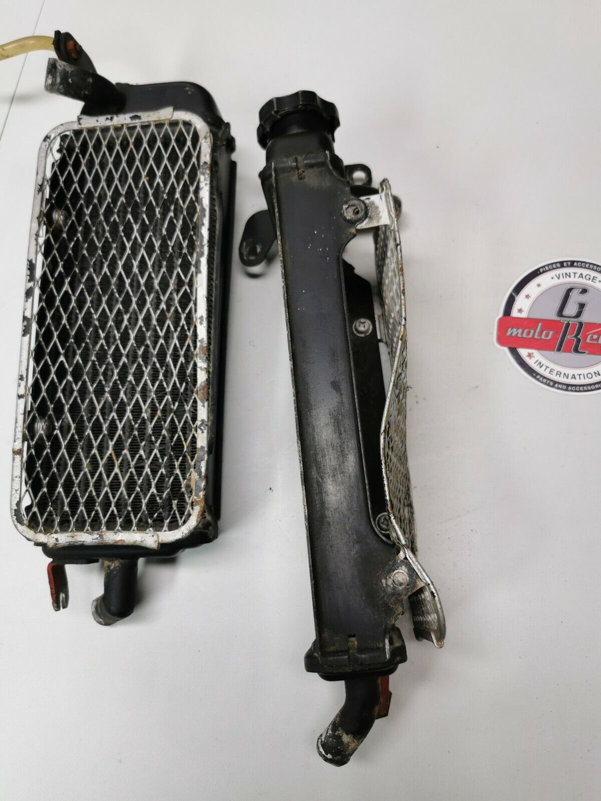 Suzuki RM125 1984 left right radiator set 1985 17710-14502 1985 2