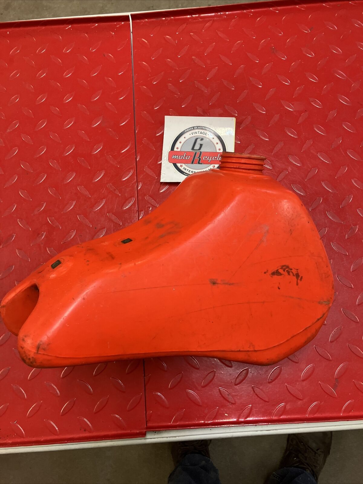 Honda CR80R 1984 fuel tank gas petrol reservoir 1983 3