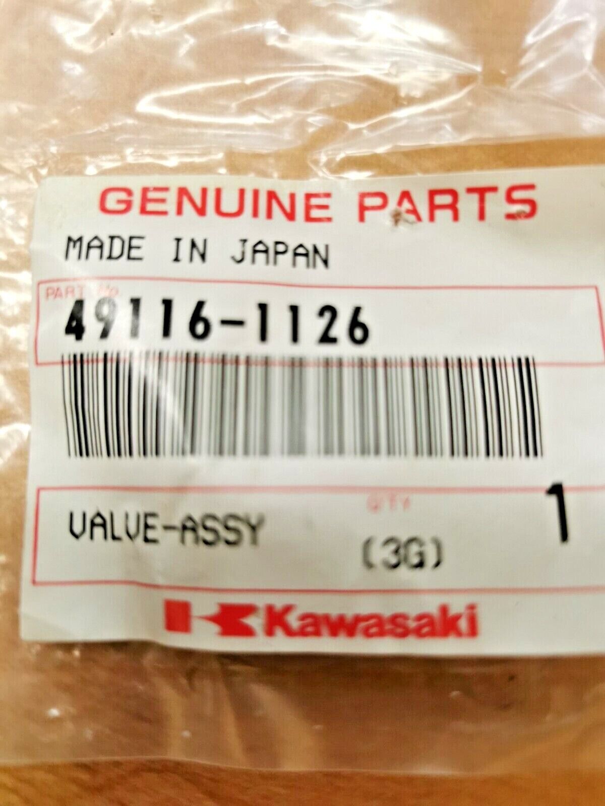 NOS KAWASAKI KLF300 KLF220 KVF300 1989 - 2010 VALVE 49116-1126 K7