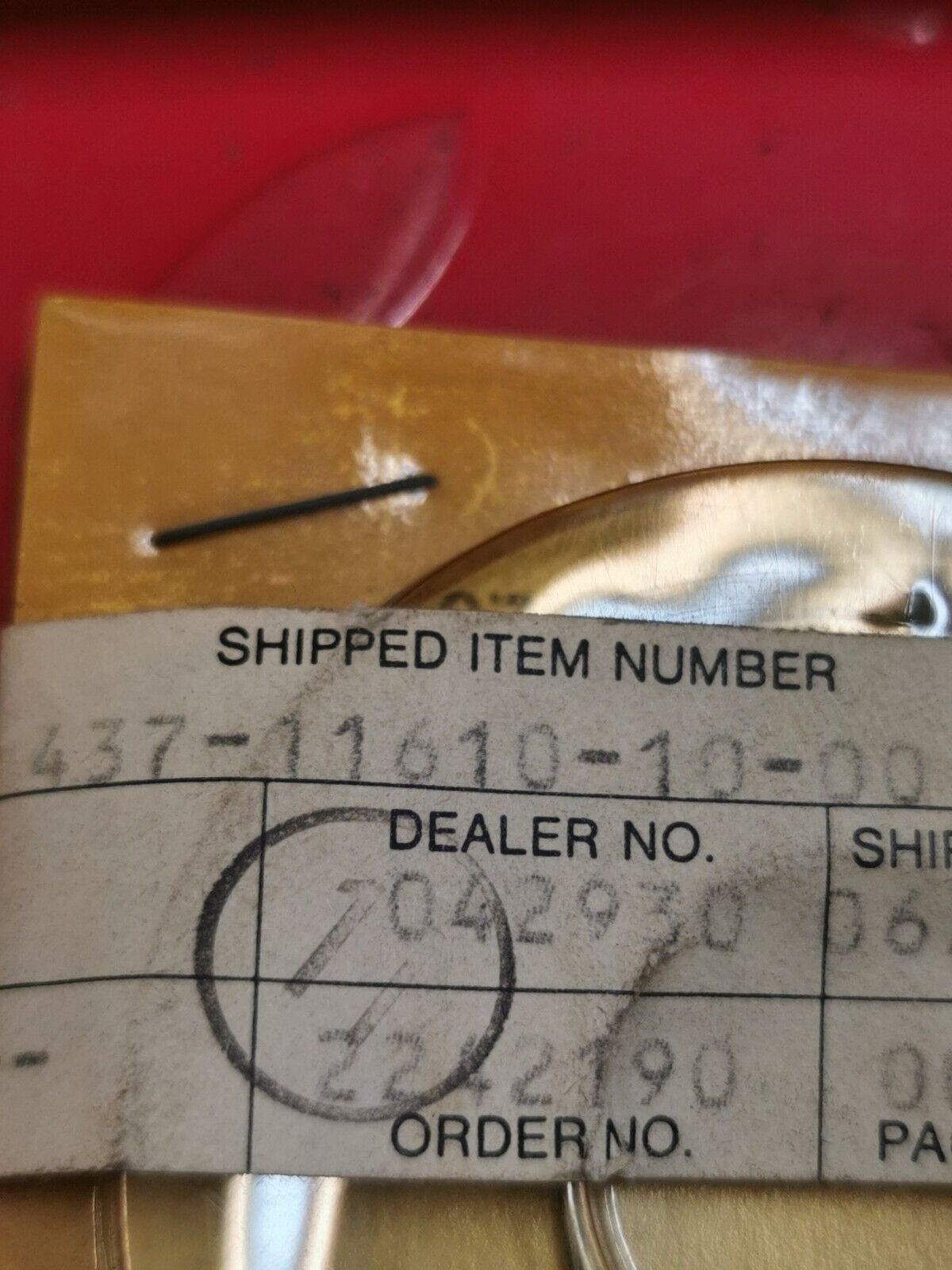 NOS YAMAHA DT100 1974 1975 PISTON RING SET 1ST 437-11610-10-00 Y32