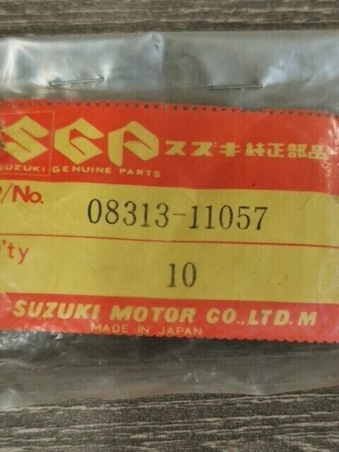NOS SUZUKI GS750L GS550L GS1000L AC50 GN250 GN125E NUT 08313-11057 S36