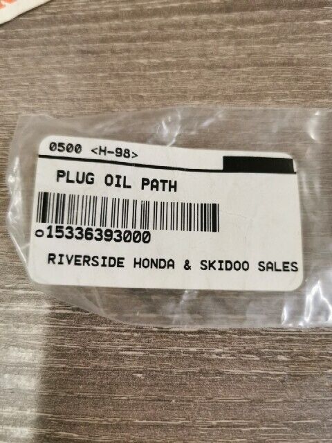 NOS HONDA CB1000 CB1100F CB750F CB900F Plug Oil Path 15336-393-000 H110