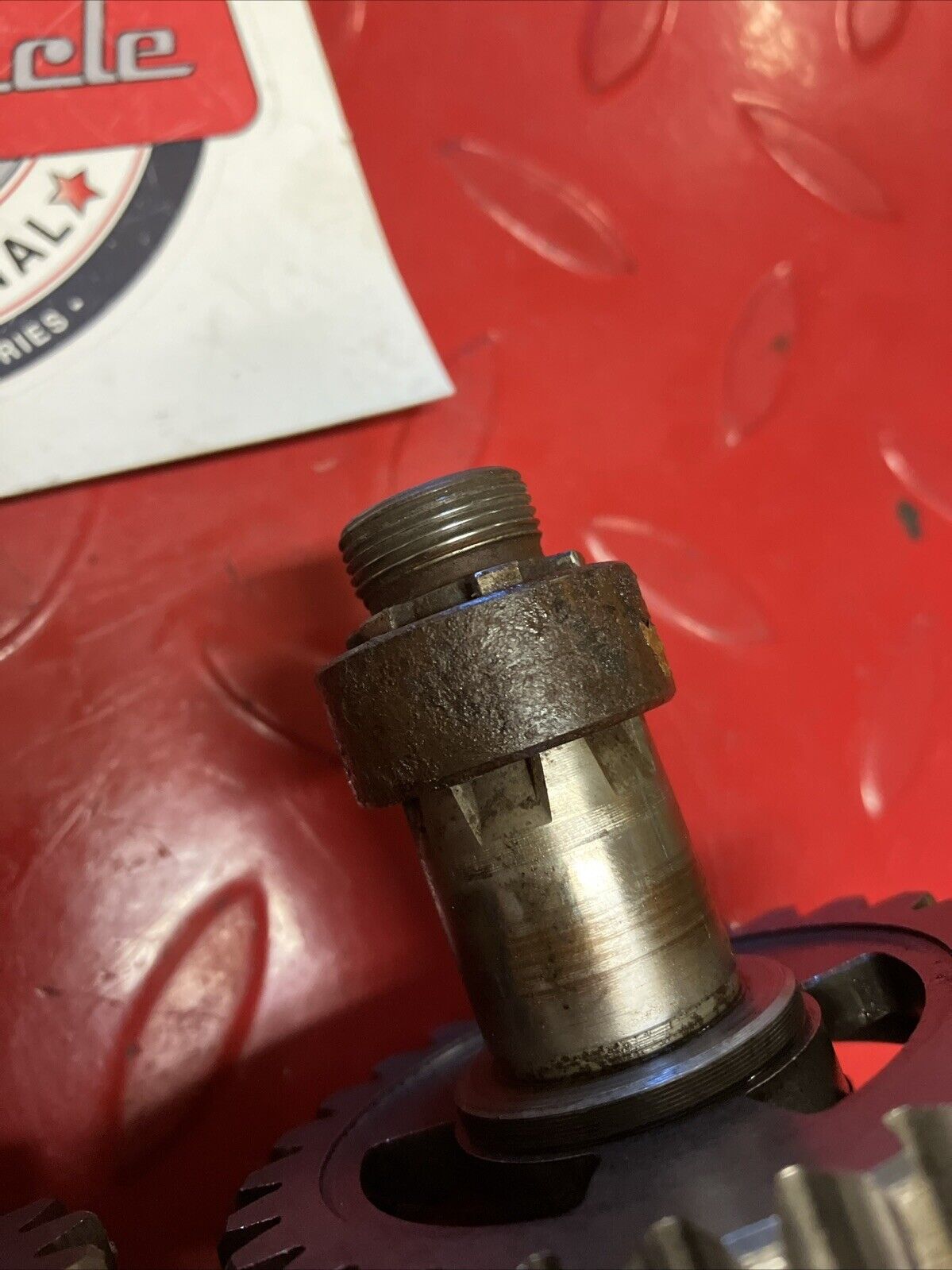 Yamaha YZ125 1983 Transmission mainshaft countershaft gear 1984 1985
