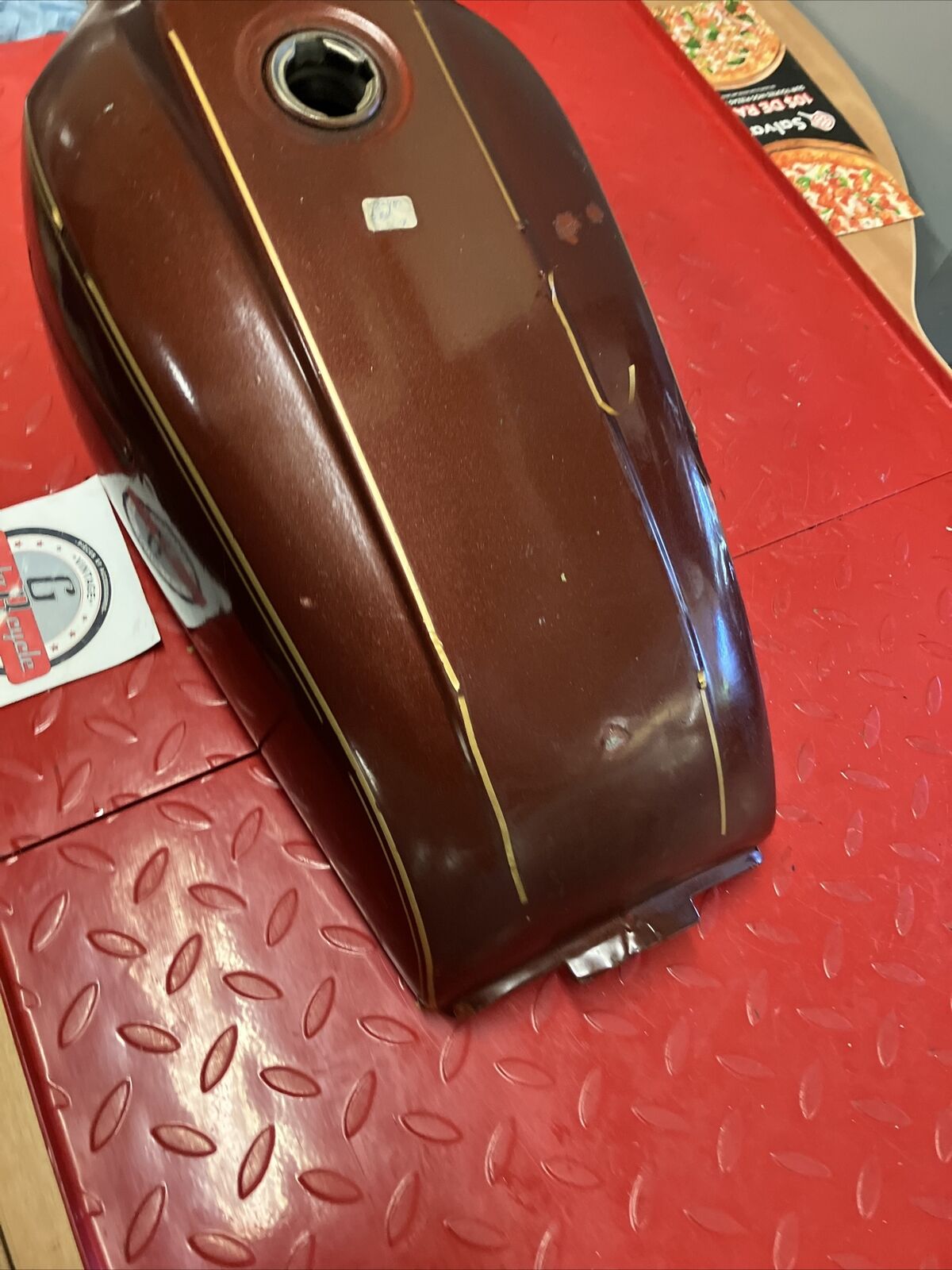Kawasaki KZ400 1978 1979 Fuel tank gas petrol reservoir
