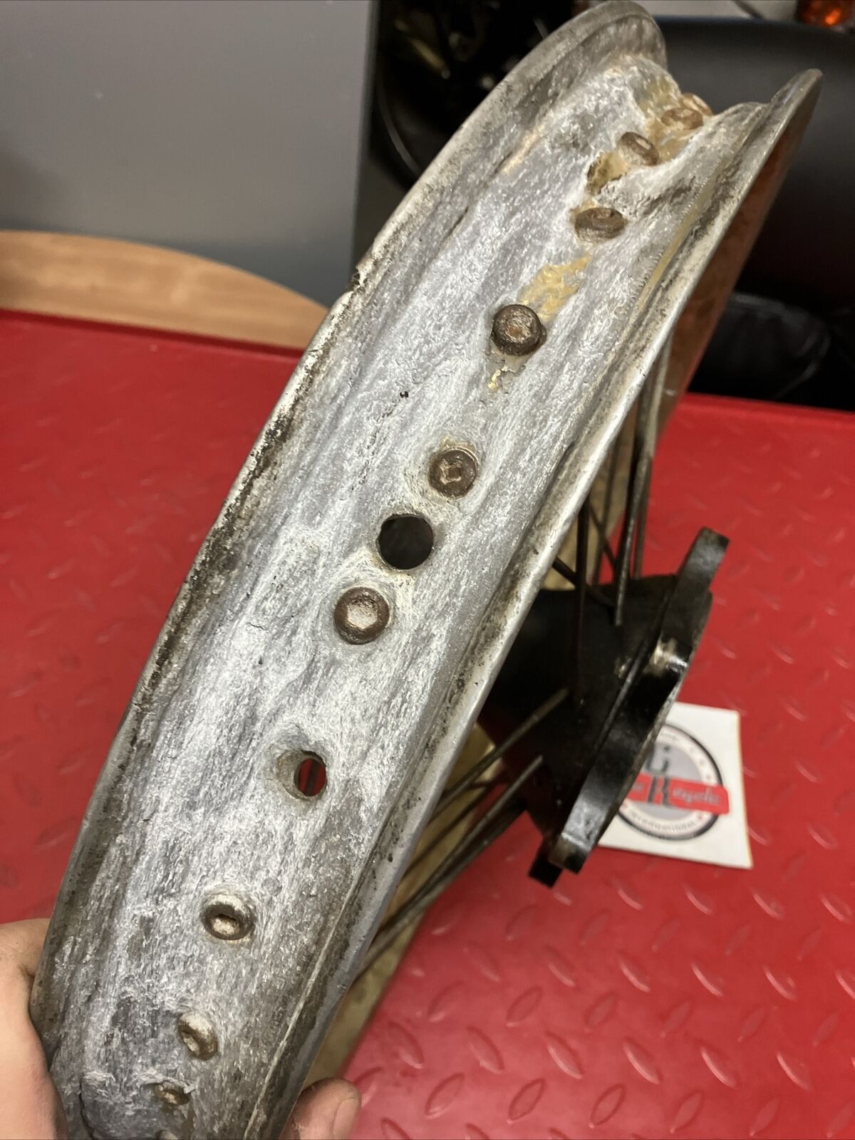 Honda CR125R 1987 Rear wheel hub rim 1988 1.85x18