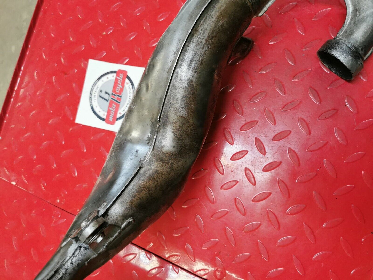 Honda CR125R 1987 1988 exhaust pipe head expansion chamber