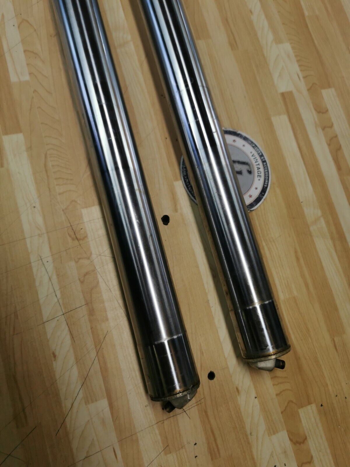 Yamaha YZ125 1987 front fork suspension damper left right 2HG-23102-L0-00